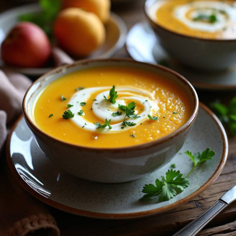 Quittenschaumsuppe Rezept