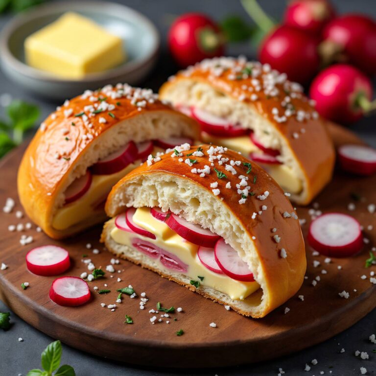 Radieschen-Brötchen Rezept