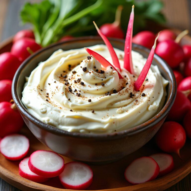 Radieschen-Frischkäse-Dip Rezept