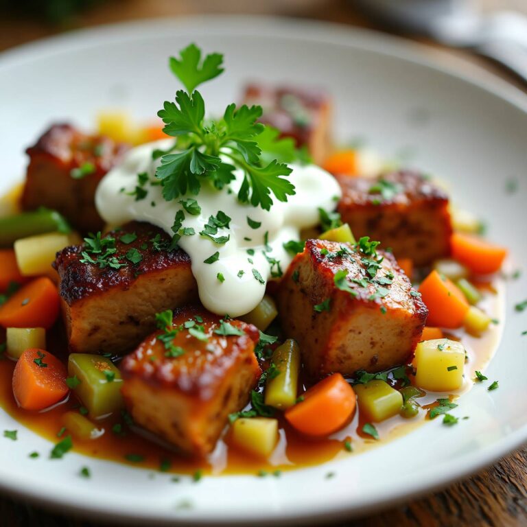 Ragout mit Joghurtsauce Rezept