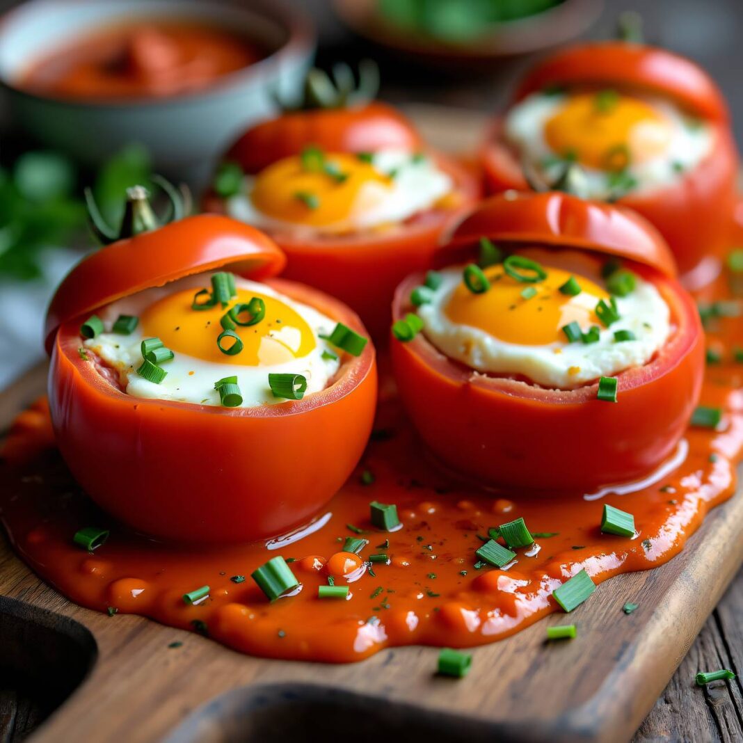 Rancher-Eier mit pikanter Sauce Rezept Rancher-Eier mit pikanter Sauce Rezept