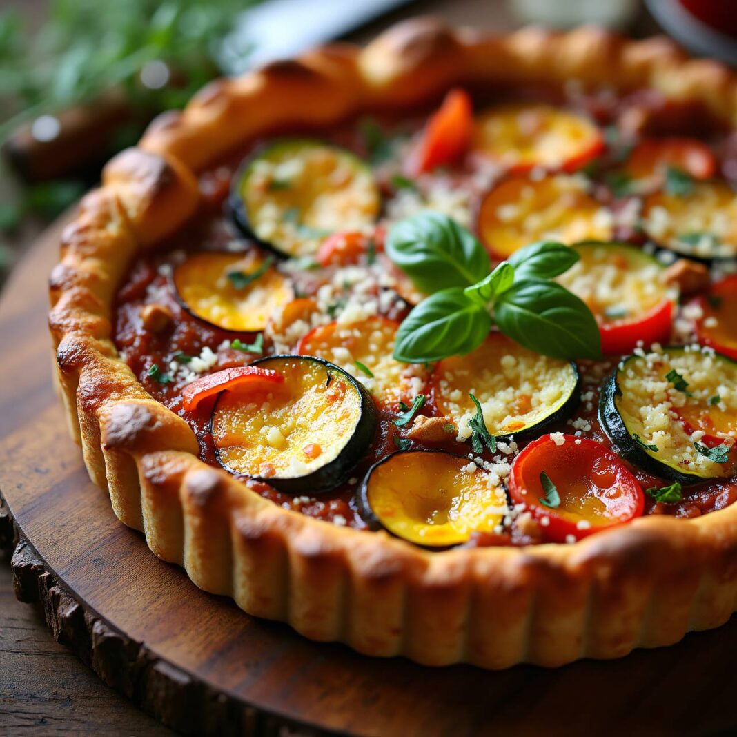 Ratatouille-Blechkuchen (No Food Waste) Rezept Ratatouille-Blechkuchen (No Food Waste) Rezept