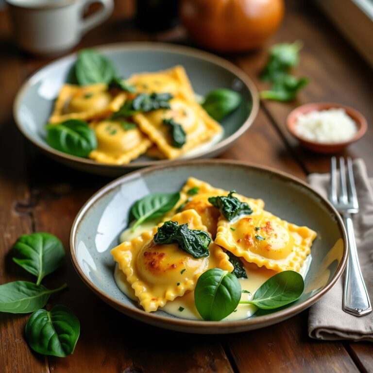Ravioli-Gratin Rezept