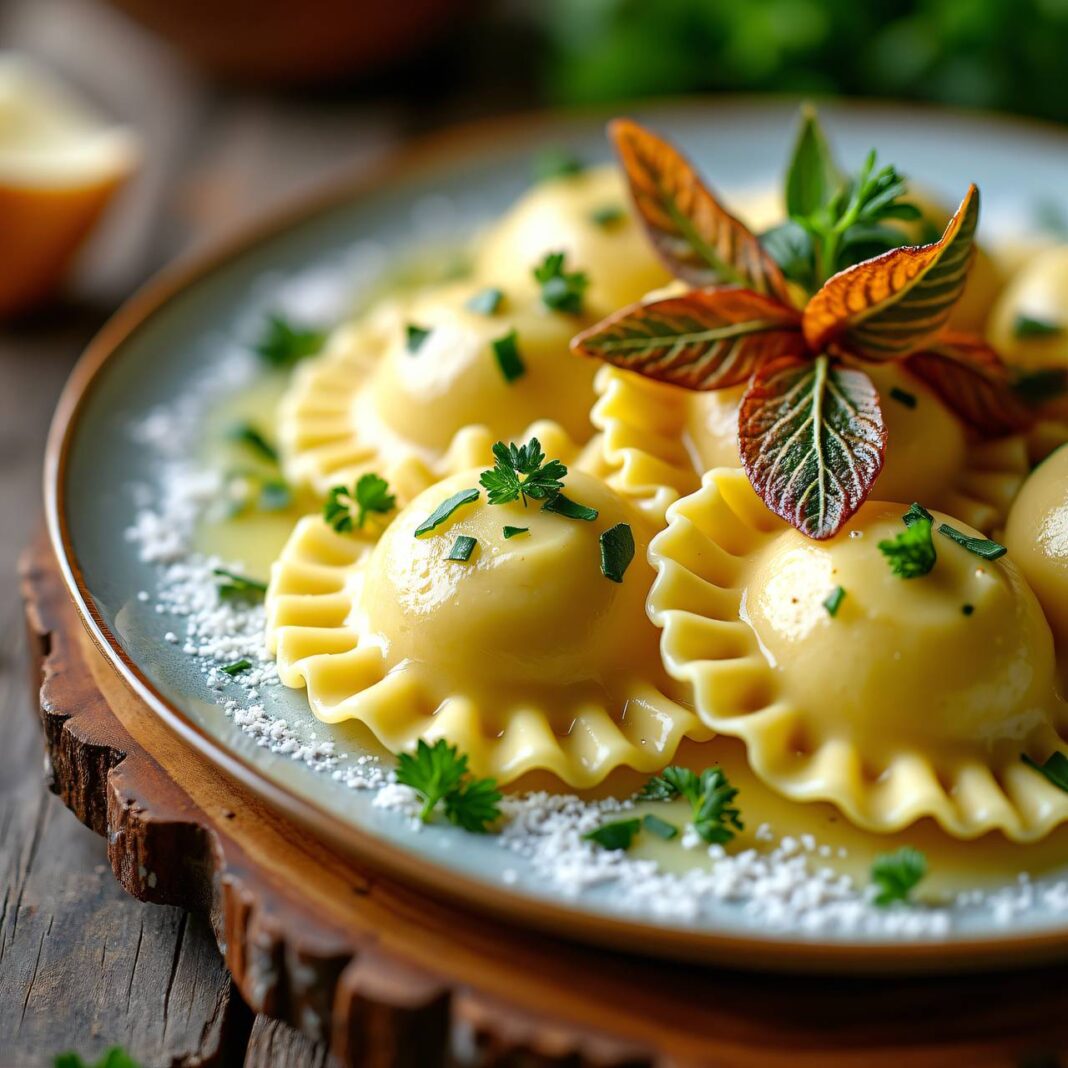 Ravioli mit Käsefüllung Rezept Ravioli mit Käsefüllung Rezept