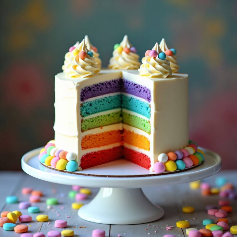 Regenbogentorte Rezept