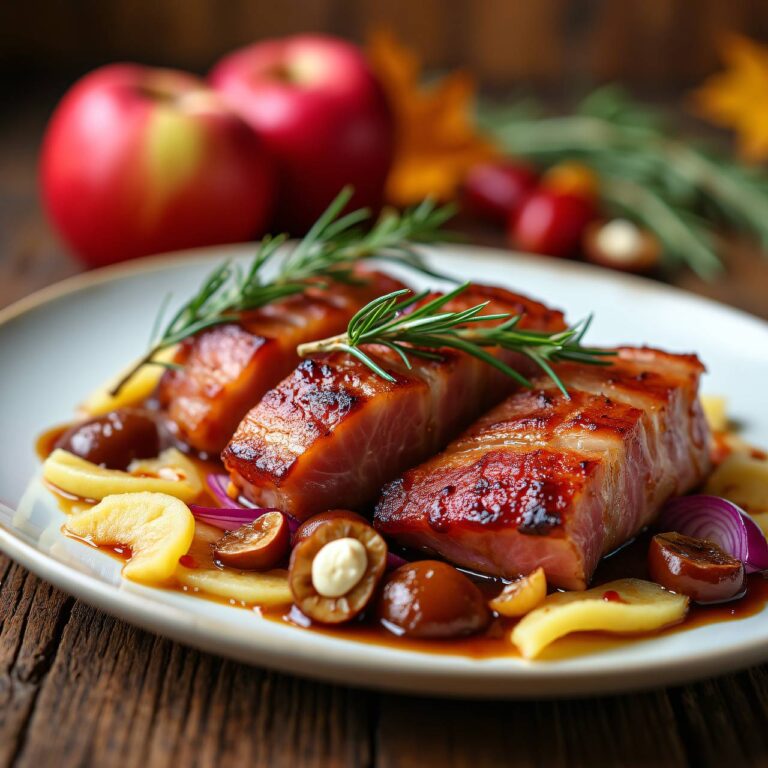 Rehmedaillons mit saisonalem Gemüse Rezept