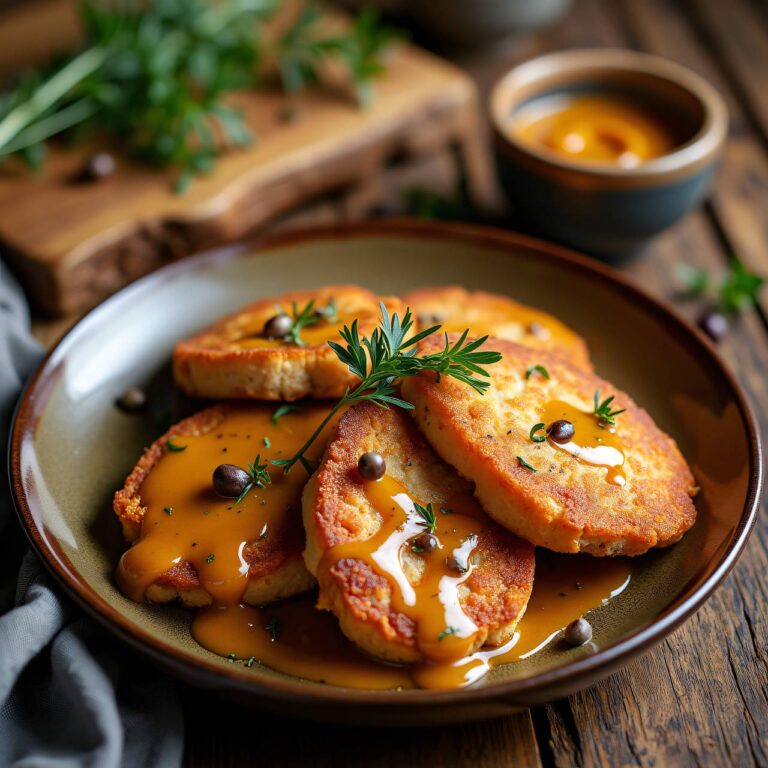 Rehschnitzel mit Kräuterschnaps Rezept