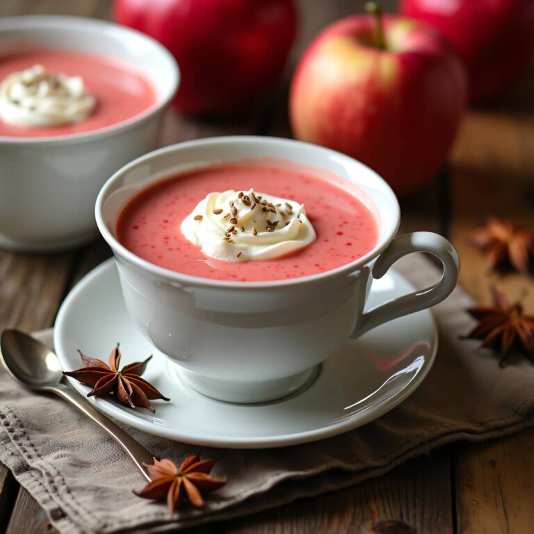Rhabarber-Apfel-Süppchen Rezept