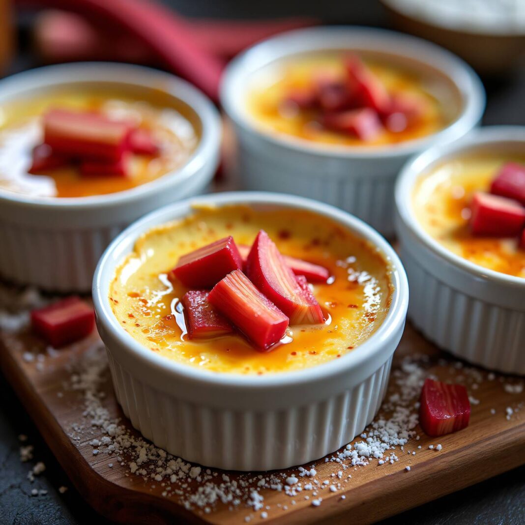 Rhabarber-Crème-brûlée Rezept Rhabarber-Crème-brûlée Rezept