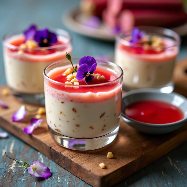 Rhabarber-Ingwer-Parfait Rezept