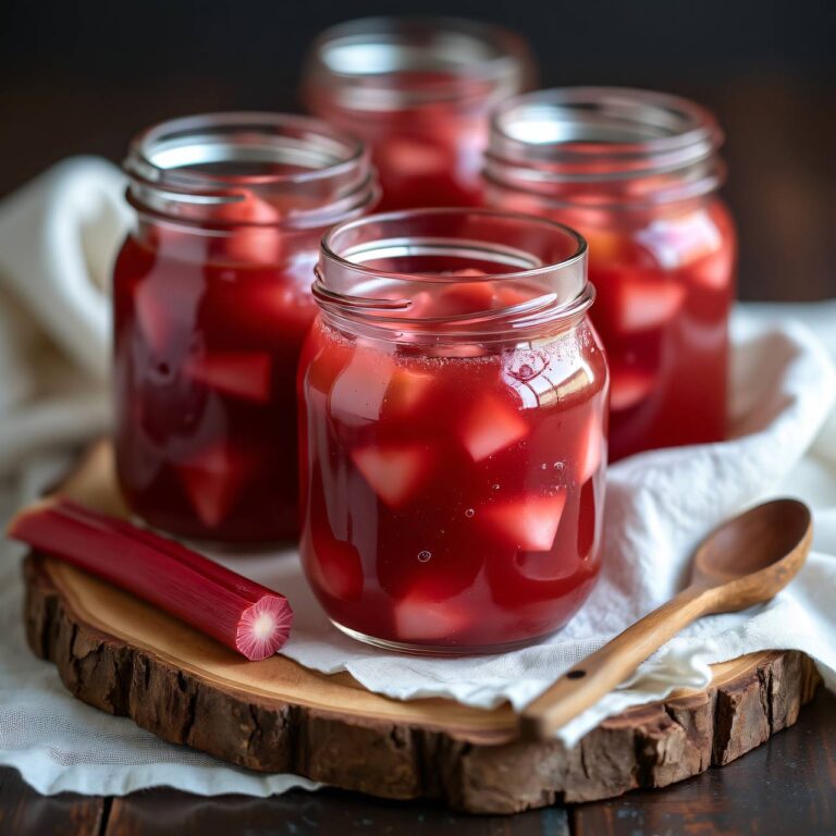 Rhabarber-Konfitüre Rezept