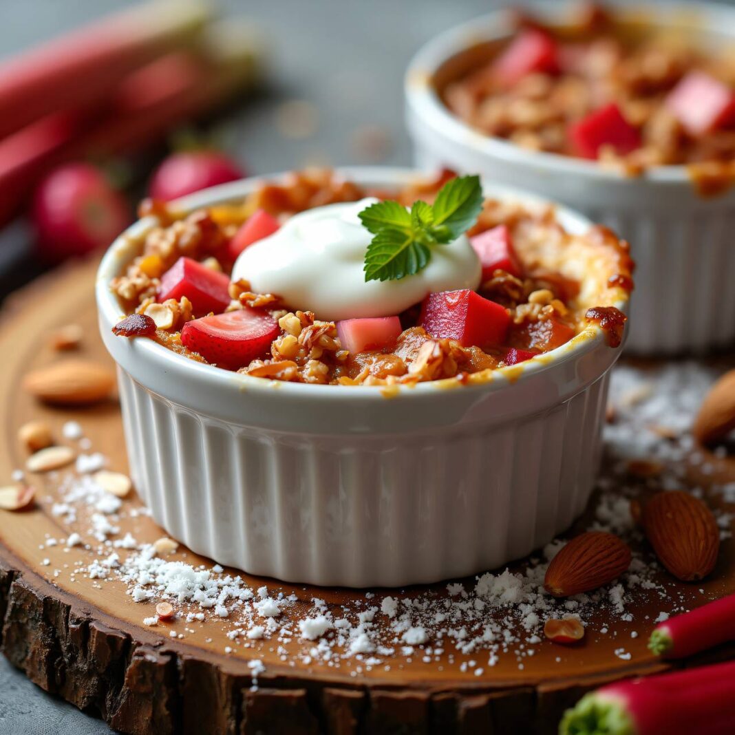 Rhabarber-Müsli-Gratin Rezept Rhabarber-Müsli-Gratin Rezept