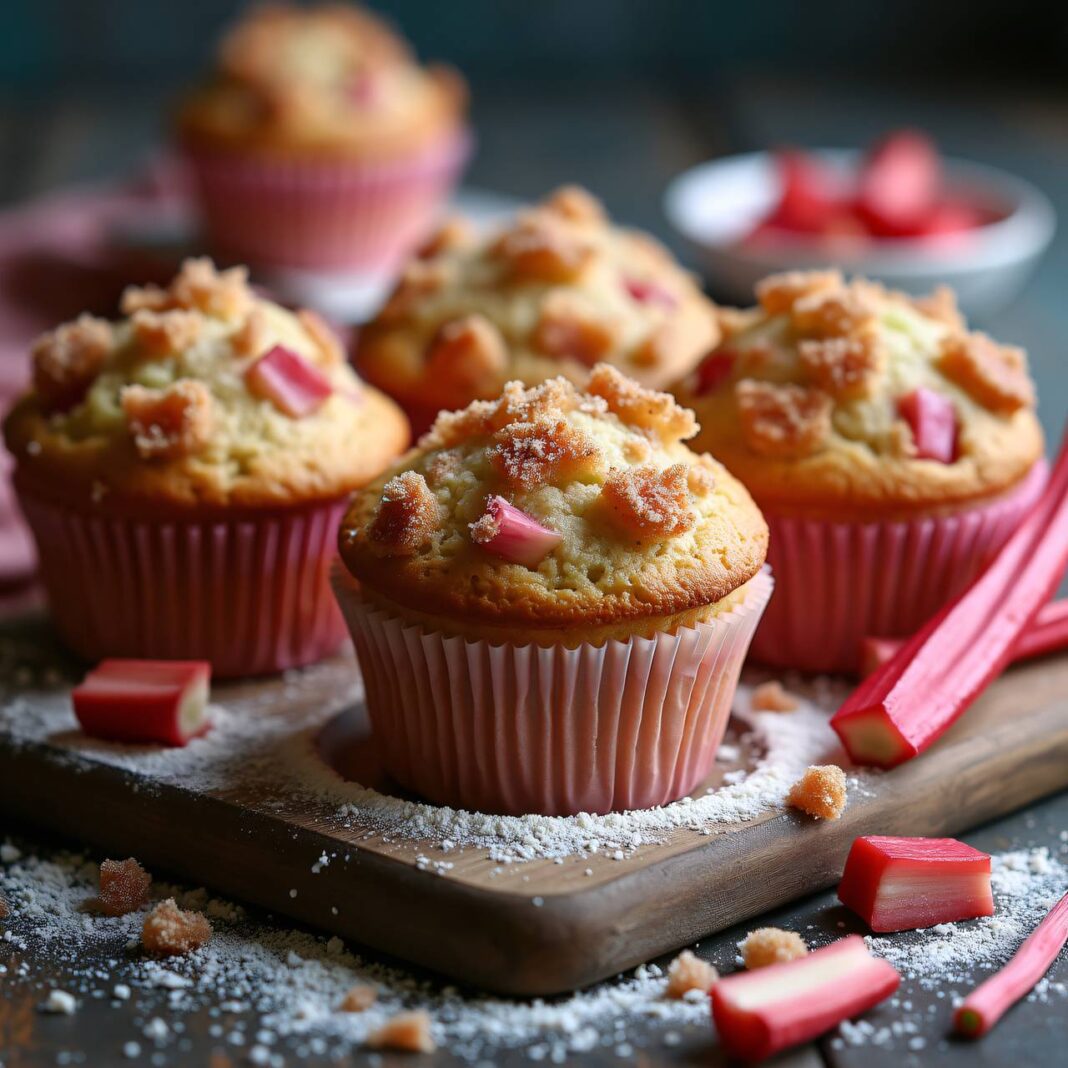 Rhabarber-Muffins Rezept Rhabarber-Muffins Rezept