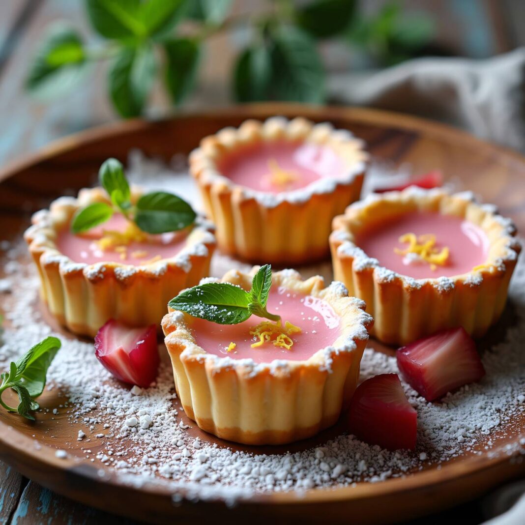 Rhabarber-Quarkküchlein Rezept Rhabarber-Quarkküchlein Rezept