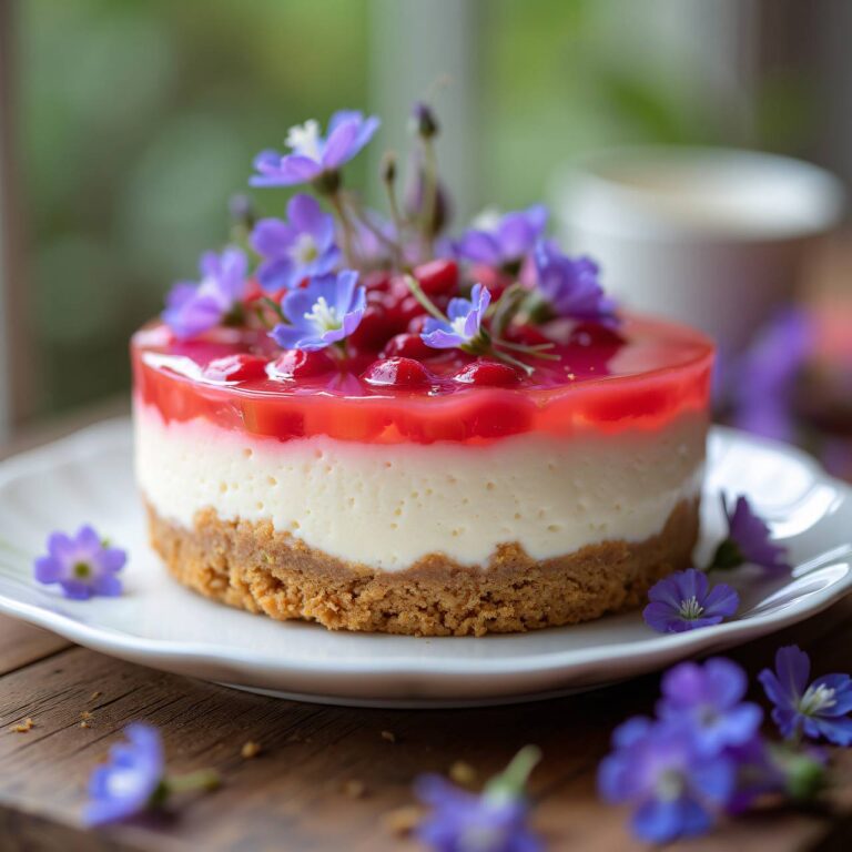 Rhabarber-Quarktorte (ohne backen) Rezept