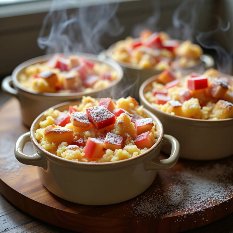 Rhabarber-Reis-Auflauf Rezept