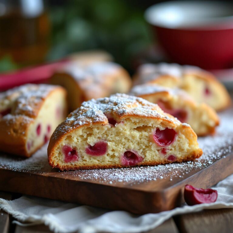 Rhabarber-Scones Rezept