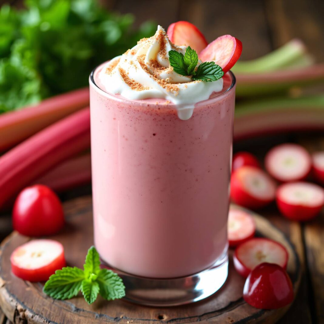 Rhabarber-Shake Rezept Rhabarber-Shake Rezept