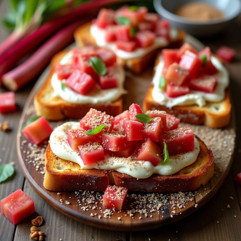 Rhabarber-Toast Rezept