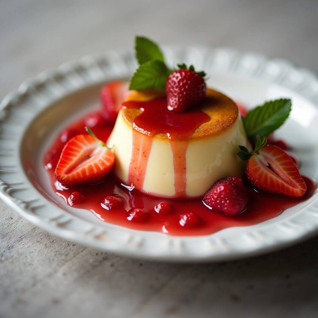 Rhabarber-Vanille-Köpfchen mit Holunderblüten-Sabayone Rezept Rhabarber-Vanille-Köpfchen mit Holunderblüten-Sabayone Rezept
