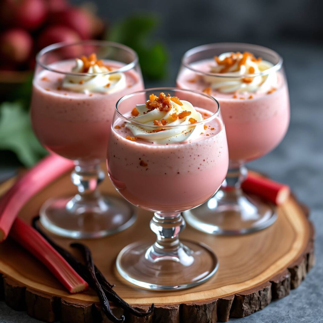 Rhabarber-Vanille-Shake Rezept Rhabarber-Vanille-Shake Rezept