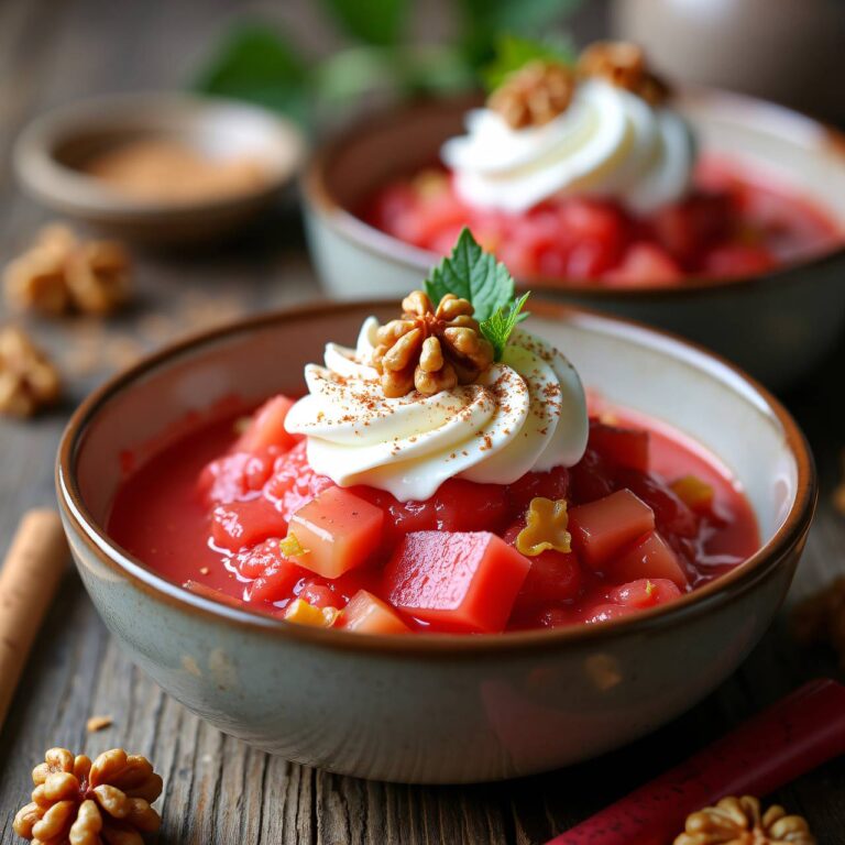 Rhabarber-Zimt-Crème Rezept