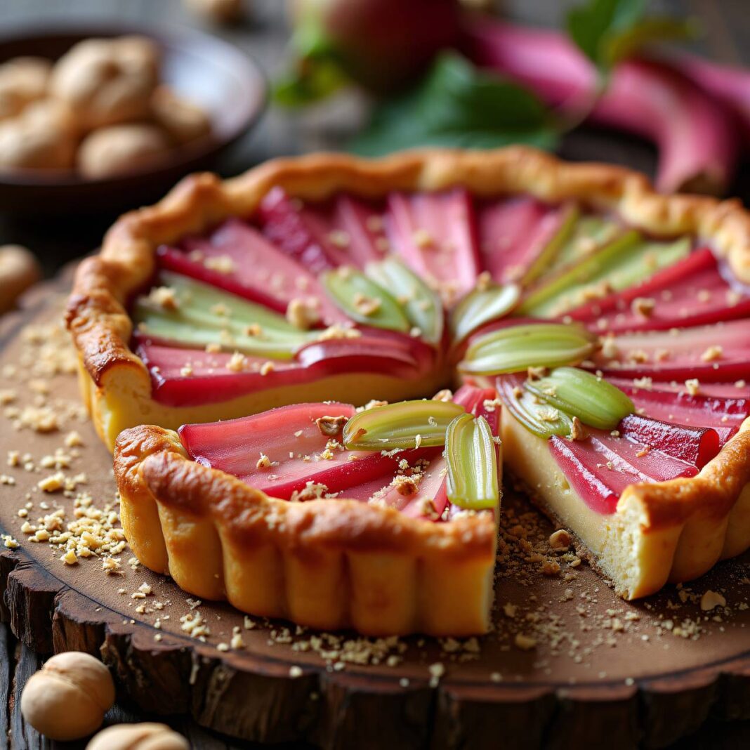 Rhabarberblechkuchen Rezept Rhabarberblechkuchen Rezept