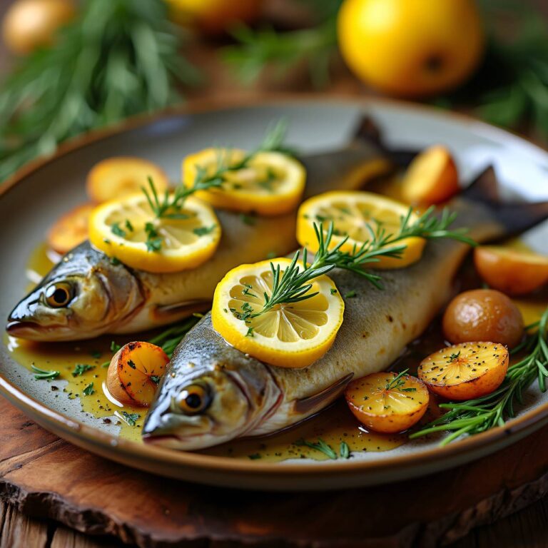 Rheinforellen mit Kartoffeln Rezept