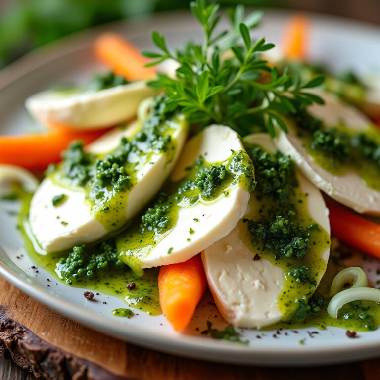 Ricotta mit Kräutersauce Rezept