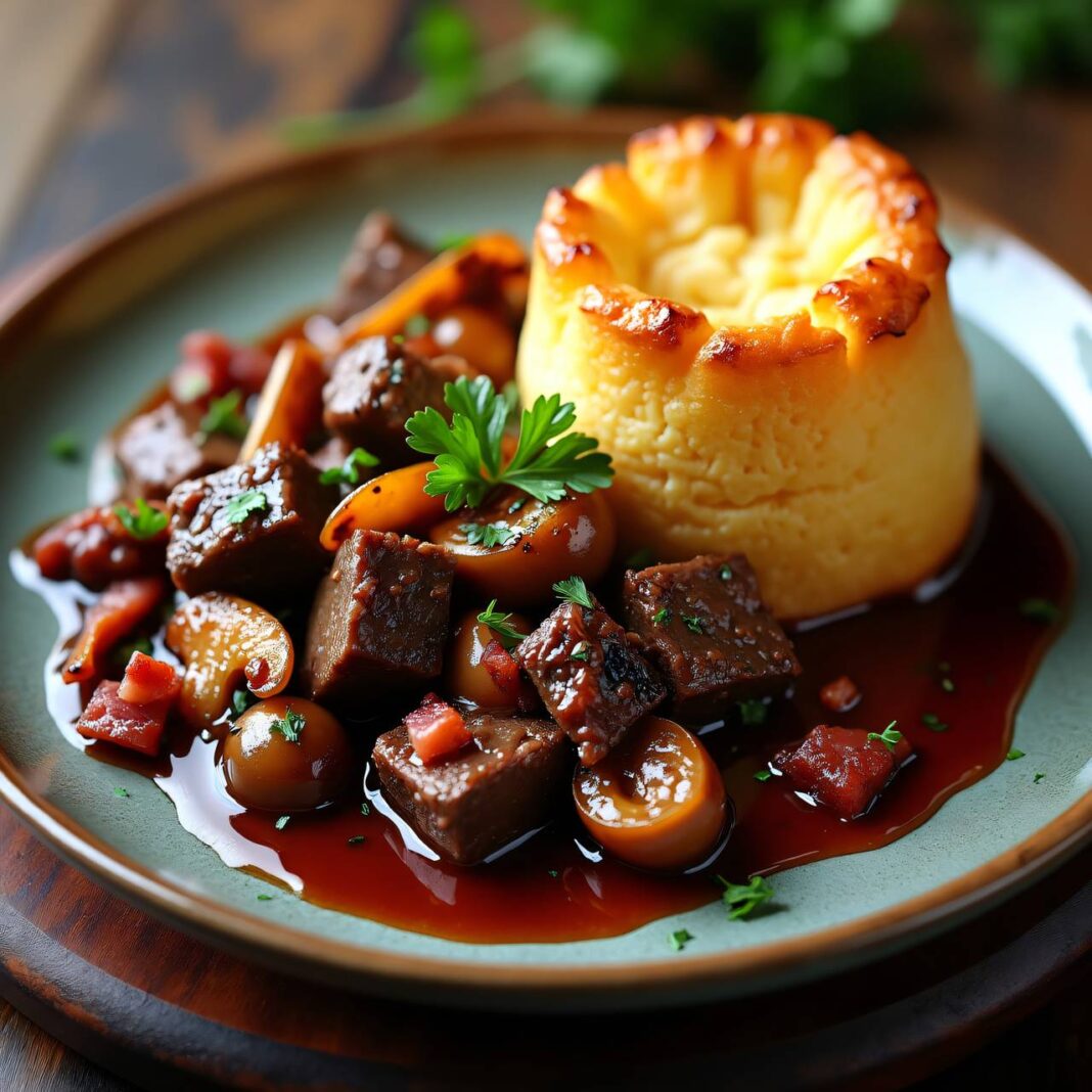 Rindfleisch mit Yorkshire Pudding Rezept Rindfleisch mit Yorkshire Pudding Rezept