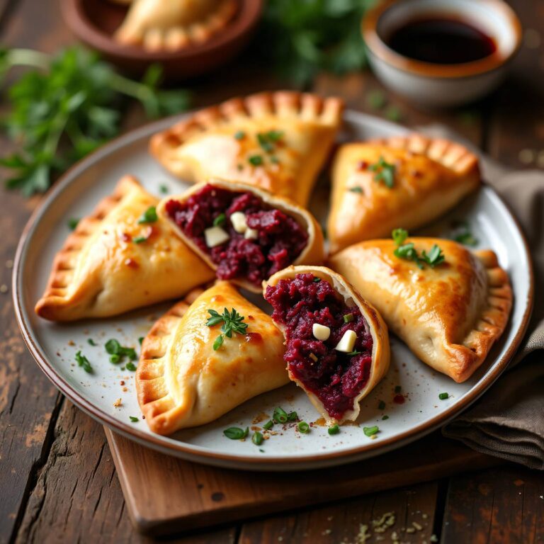 Rindfleisch-rote Rüben-Empanadas Rezept