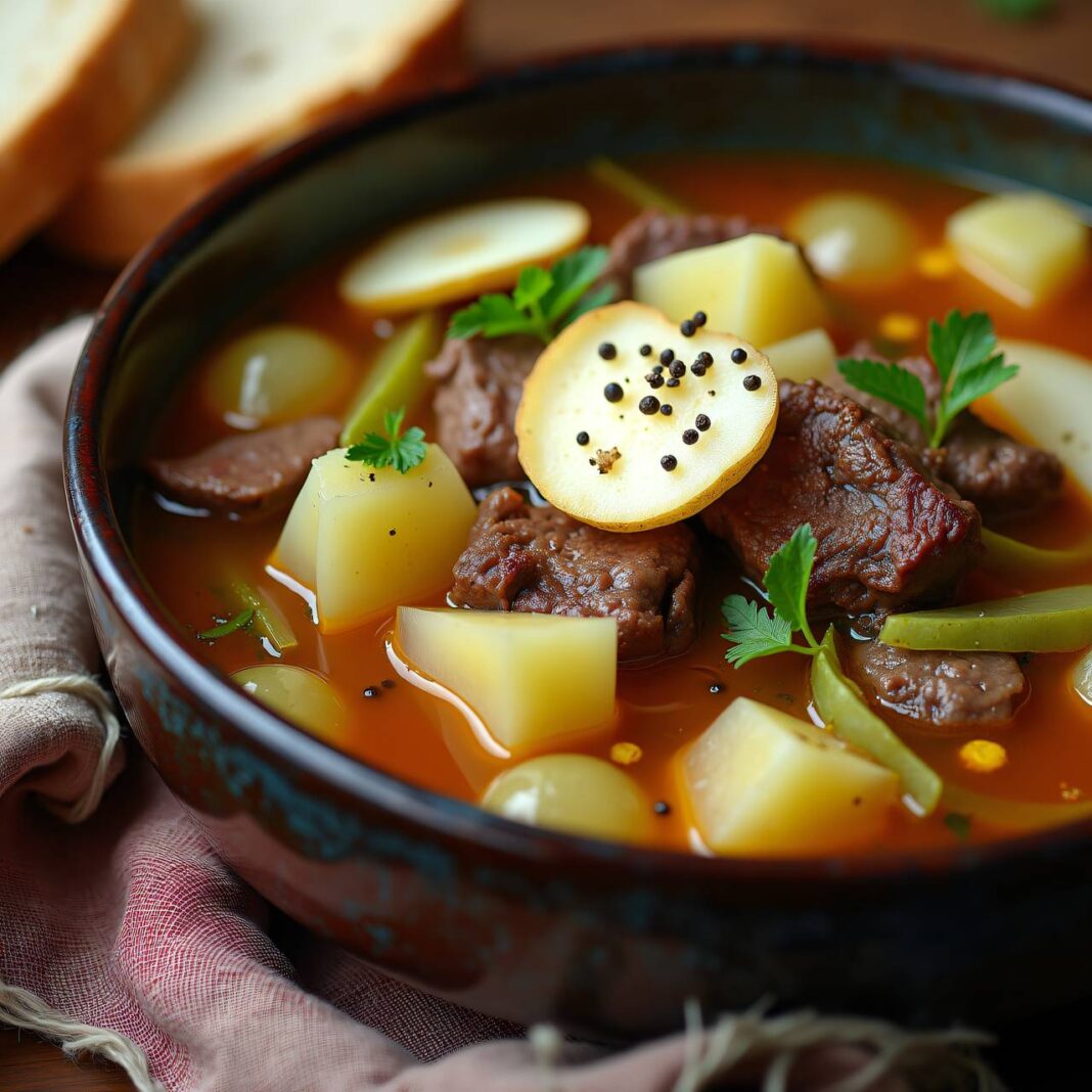 Rindfleischgericht mit Gemüse Rezept Rindfleischgericht mit Gemüse Rezept