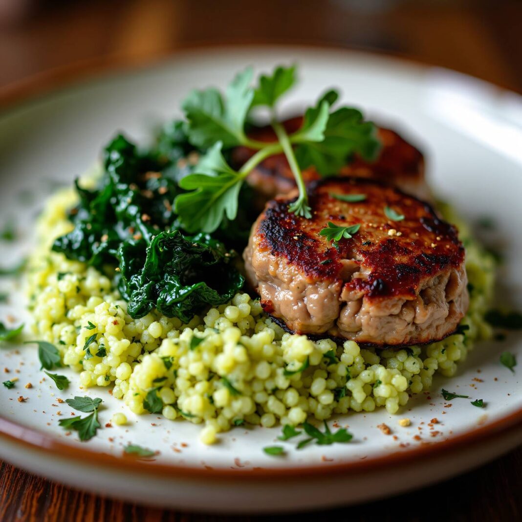 Rindsplätzchen auf Mangold Rezept Rindsplätzchen auf Mangold Rezept
