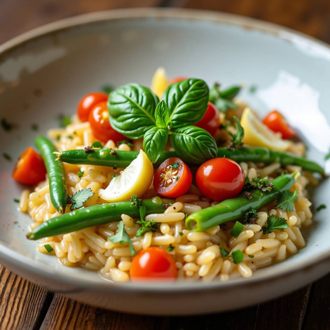 Risotto mit frischem Gemüse Rezept Risotto mit frischem Gemüse Rezept