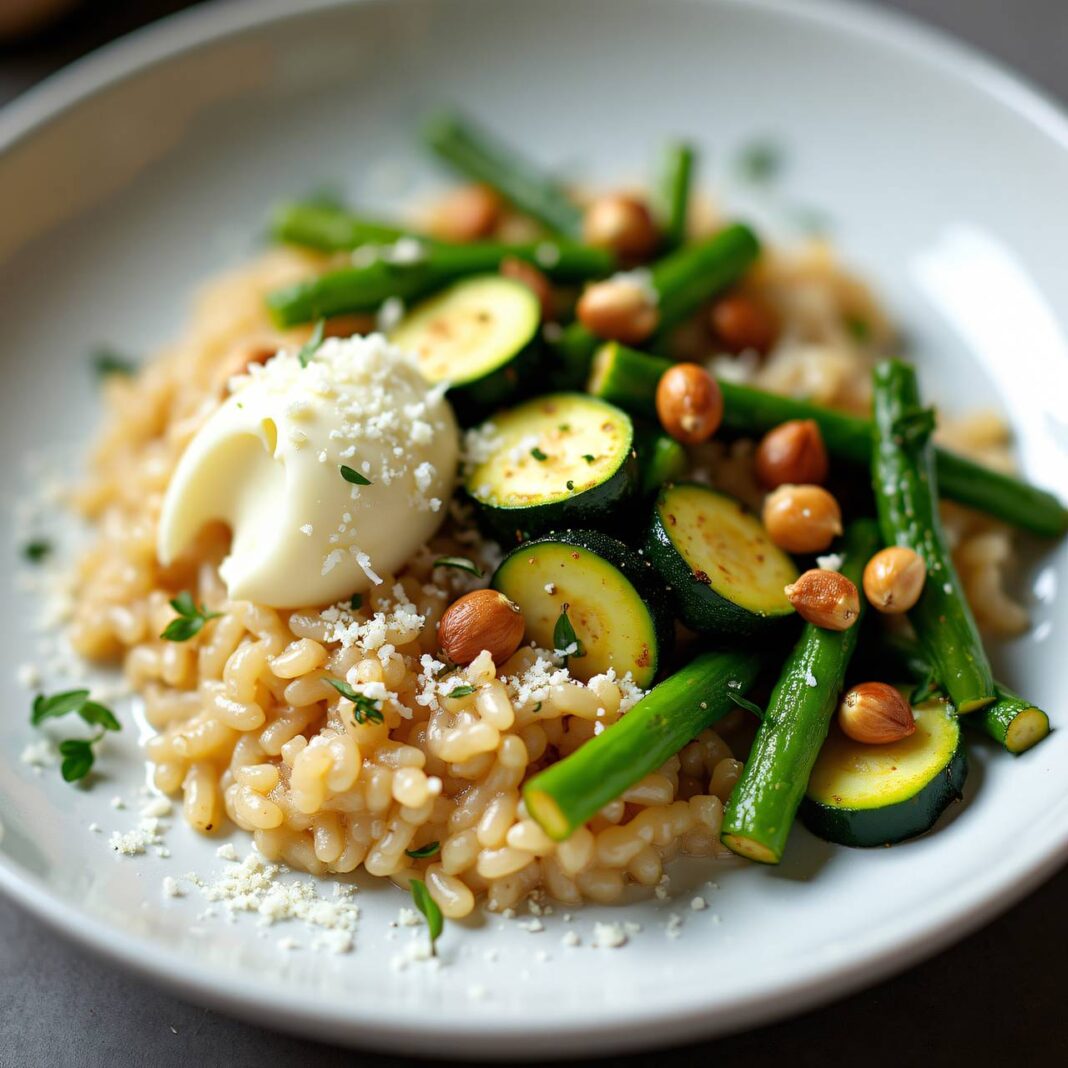 Risotto mit Haselnuss-Zucchinis Rezept Risotto mit Haselnuss-Zucchinis Rezept