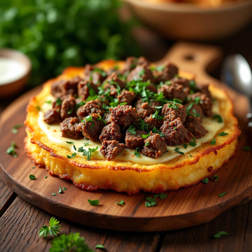 Rösti mit Hackfleisch Rezept Rösti mit Hackfleisch Rezept