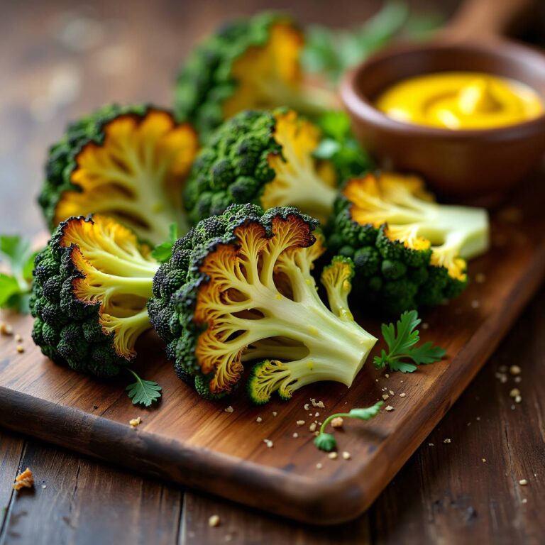 Romanesco im Rohr mit Joghurtsauce Rezept