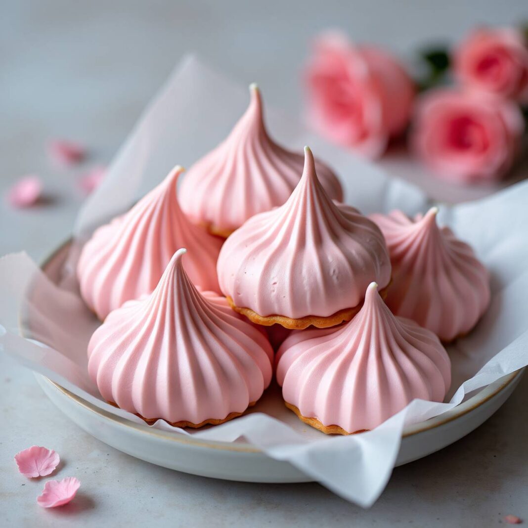 Rosa Meringues Rezept Rosa Meringues Rezept