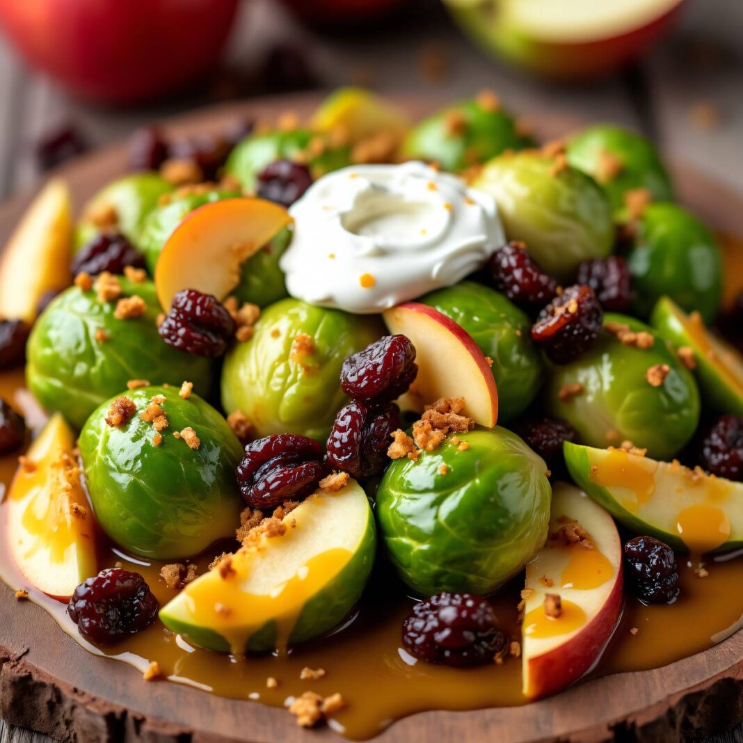 Rosenkohl mit Apfel und Curry Rezept Rosenkohl mit Apfel und Curry Rezept