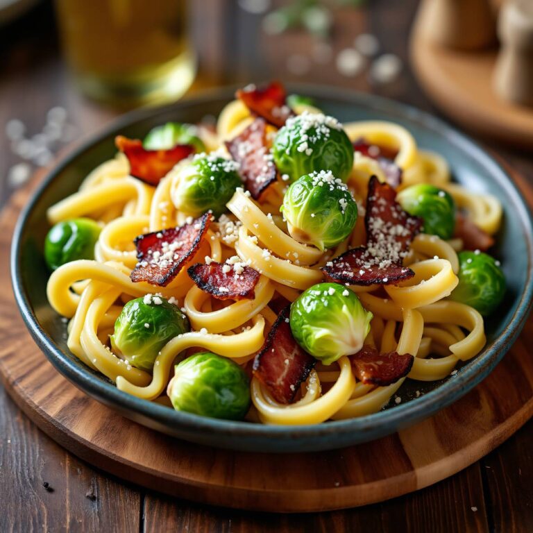 Rosenkohl-Pasta Rezept
