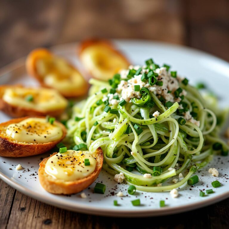 Rosenkohlsalat mit Käse-Croûtes Rezept
