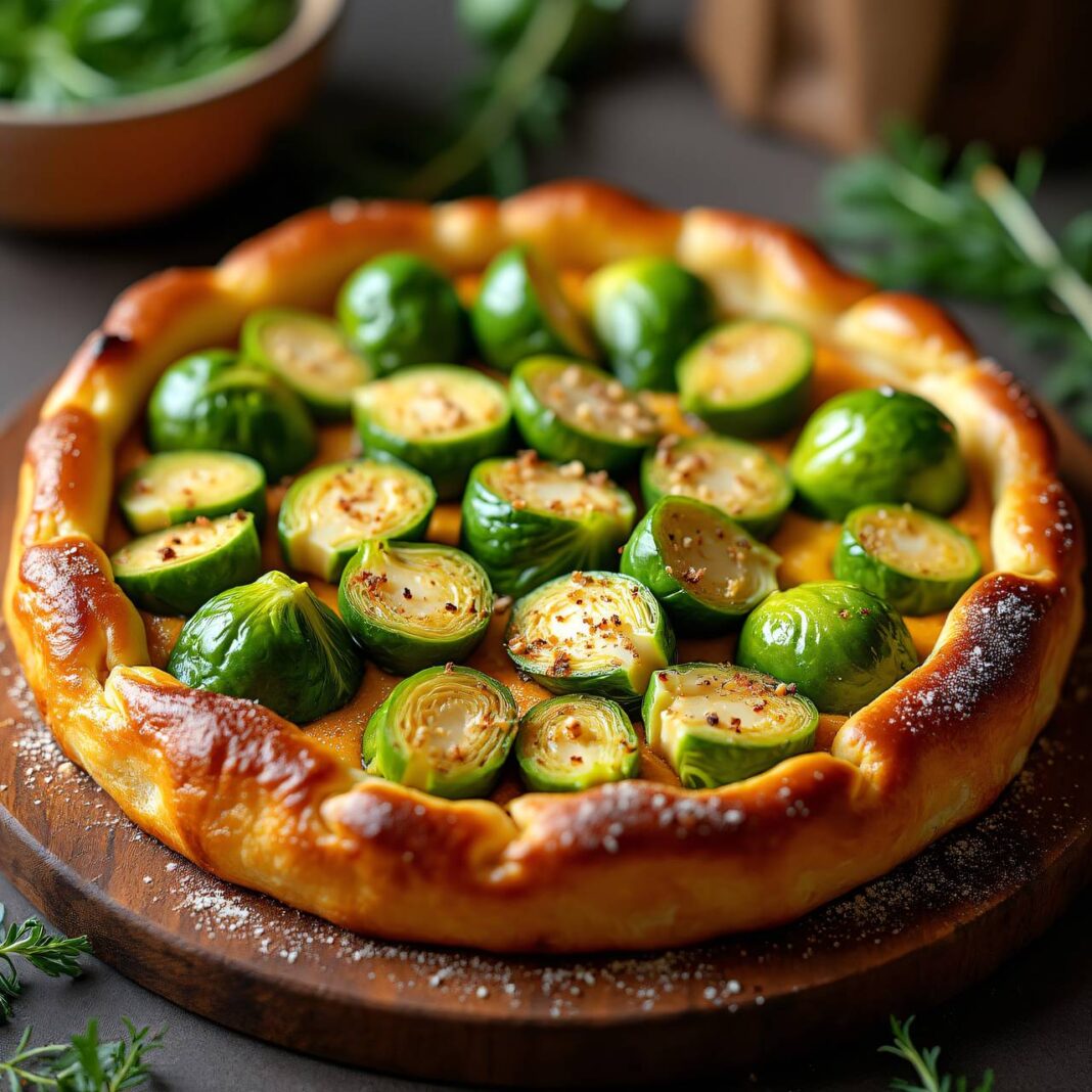 Rosenkohltarte Rezept Rosenkohltarte Rezept