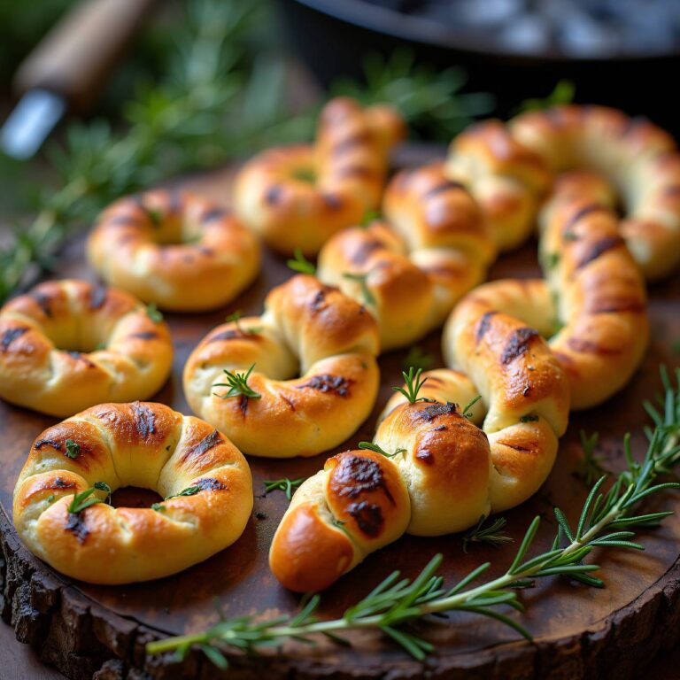 Rosmarin-Knüppelbrote vom Grill Rezept