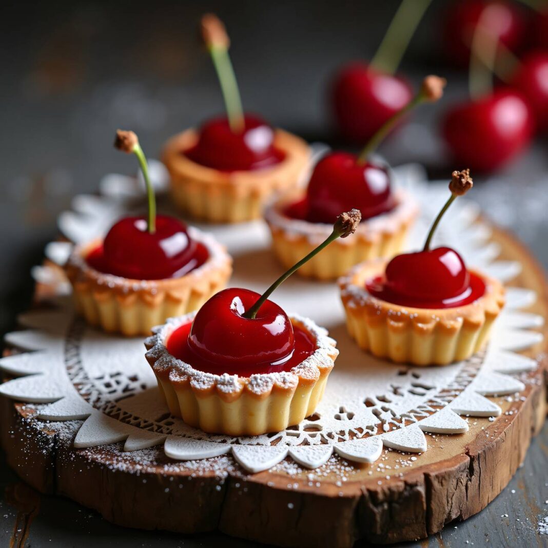 Rote Kirschentörtchen Rezept Rote Kirschentörtchen Rezept