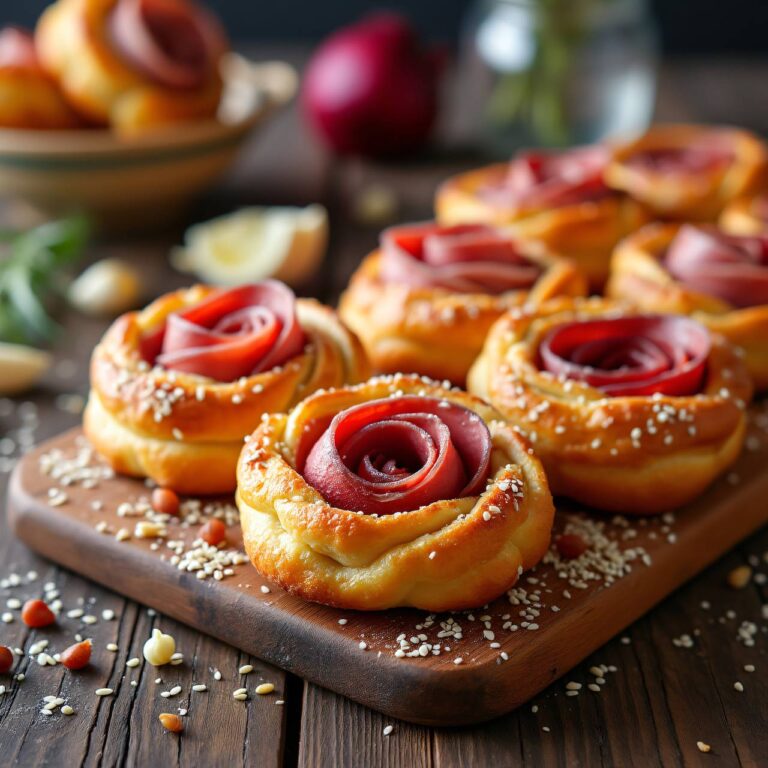 rote Rüben-Blumen Rezept