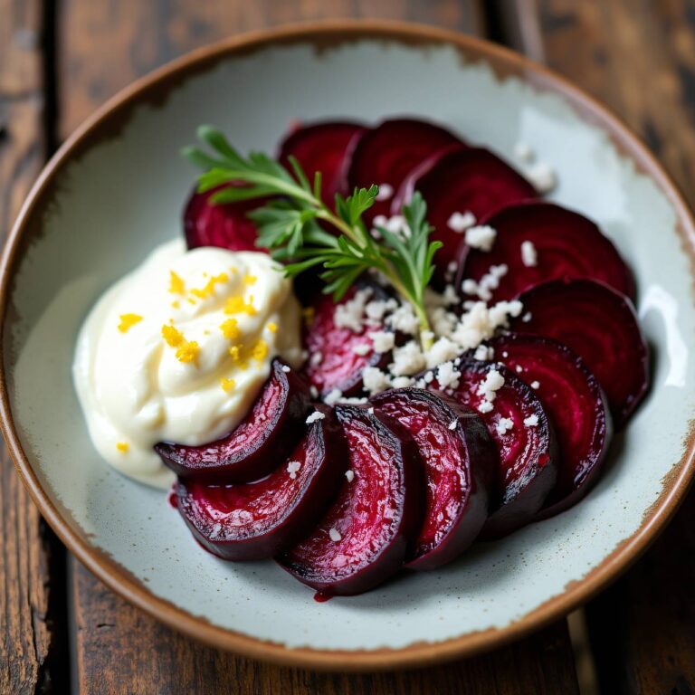 rote Rüben in der Salzkruste mit Meerrettichcrème Rezept