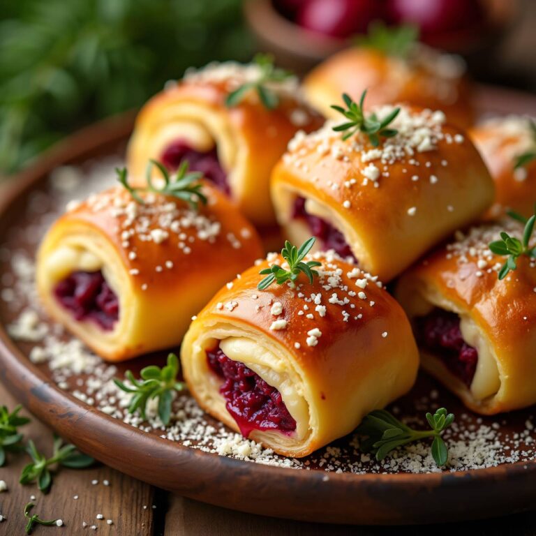 rote Rüben-Käse-Krapfen Rezept