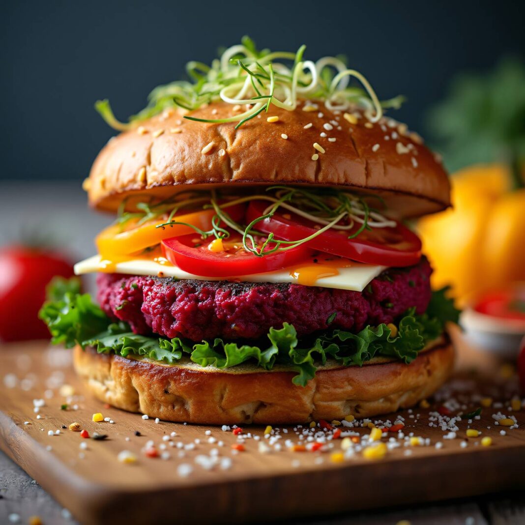 rote Rübenburger (Veggie-Burger) Rezept rote Rübenburger (Veggie-Burger) Rezept