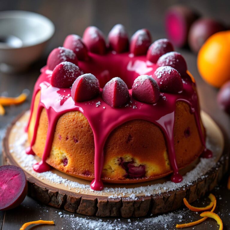 rote Rübencake Rezept