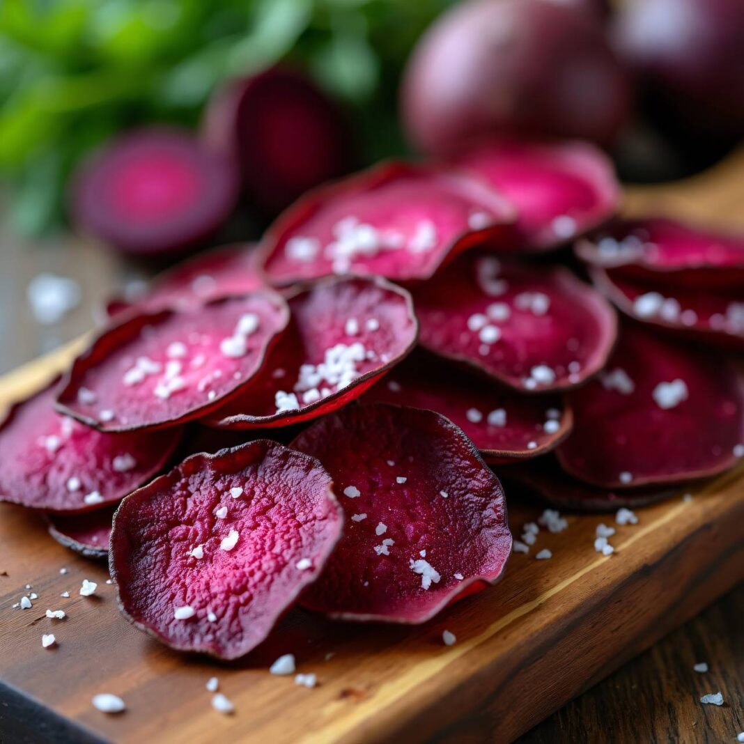rote Rübenchips Rezept rote Rübenchips Rezept